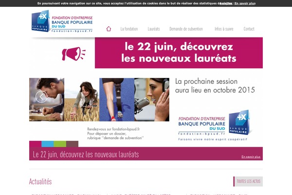 fondation-bpsud.fr site used Bpsud