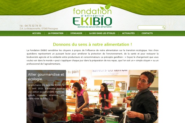 fondation-ekibio.com site used Ekibio11