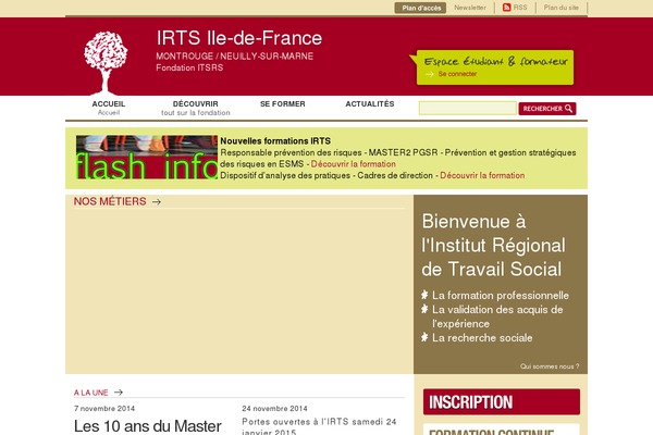 fondation-itsrs.org site used Montserrat