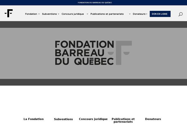 fondationdubarreau.qc.ca site used Fbq