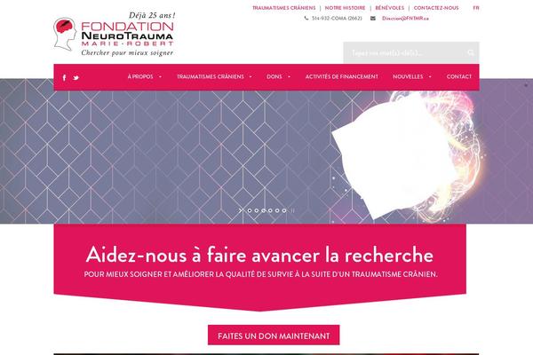 fondationneurotrauma.ca site used Charityhub-child