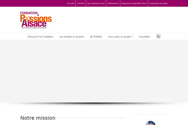 fondationpassionsalsace.com site used Avada Child