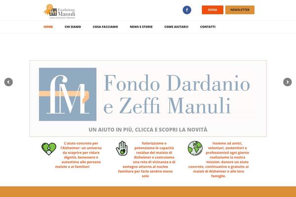 fondazione-manuli.org site used Charity-is-hope