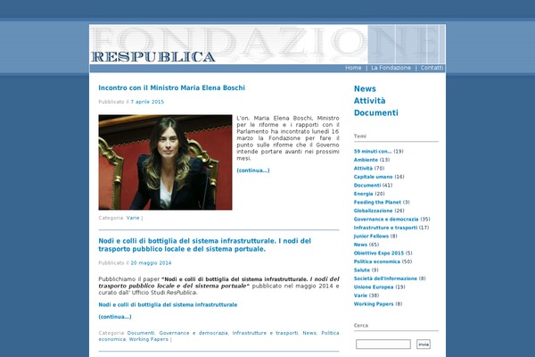 WordPress website example screenshot