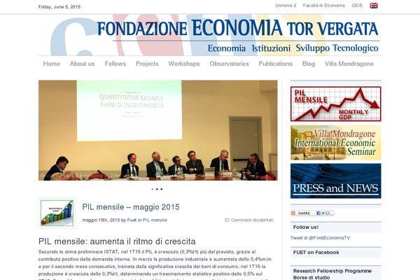 fondazionetorvergataeconomia.it site used Simple Magazine