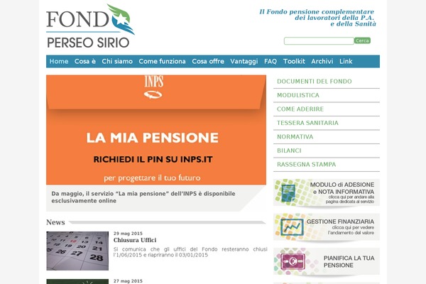 fondoperseo.it site used Perseosirio