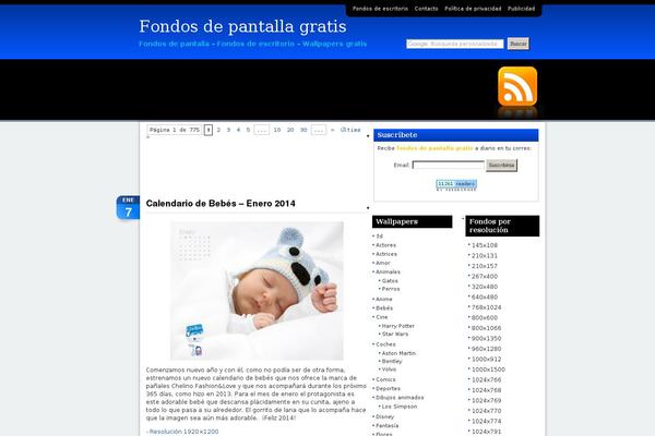 fondospantallagratis.com site used Adsensationblue