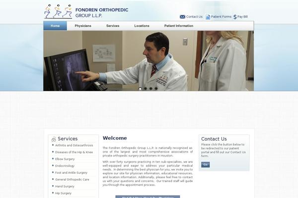 fondren.com site used Orthopedic
