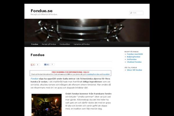fondue.se site used Twentyeleven-matti-svenska