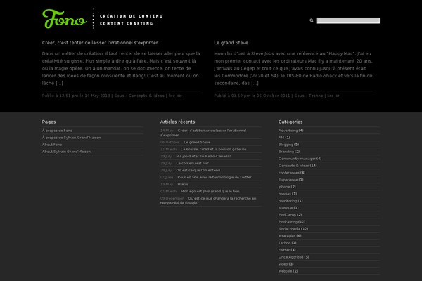 WordPress website example screenshot