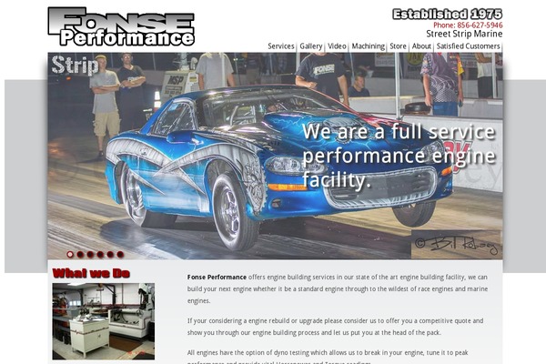 WordPress website example screenshot