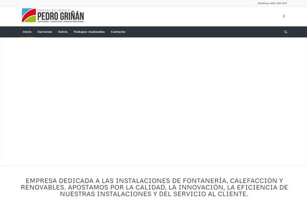 Enfold theme site design template sample