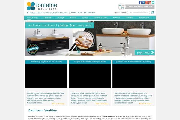 fontaine theme websites examples