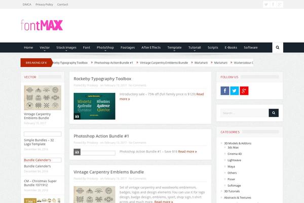fontmax.com site used Goodnews 5.5
