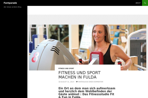 Twenty Fourteen theme site design template sample