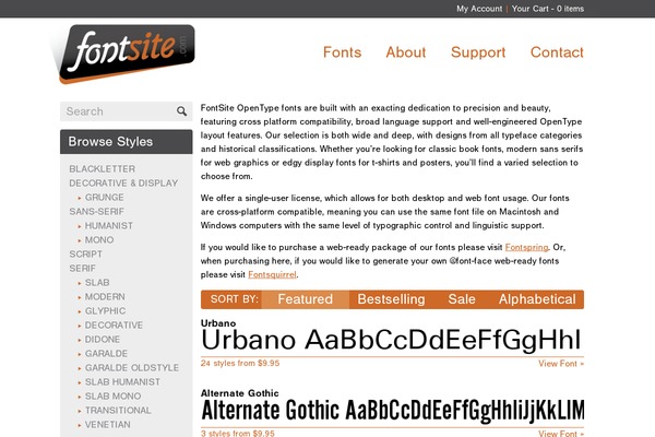 WordPress website example screenshot