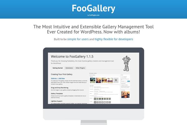 foo.gallery site used Fooplugins-website