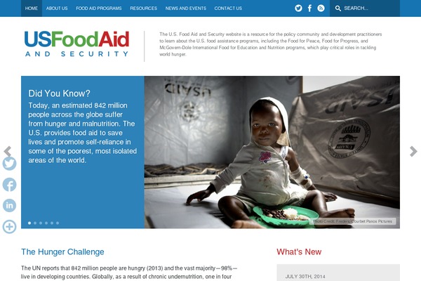 foodaid.org site used Foodaid