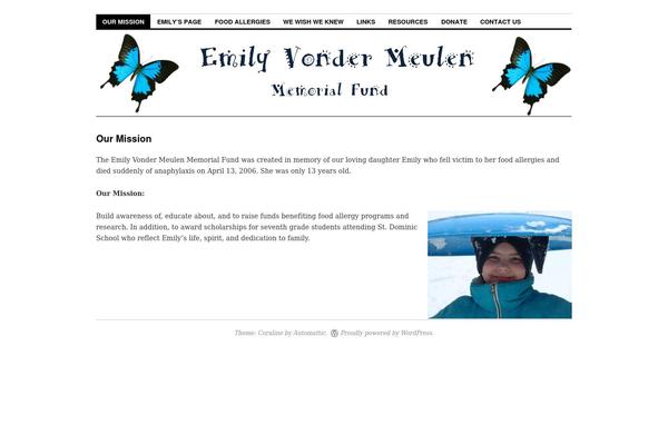 WordPress website example screenshot