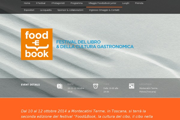 foodandbook.it site used Eventcamp