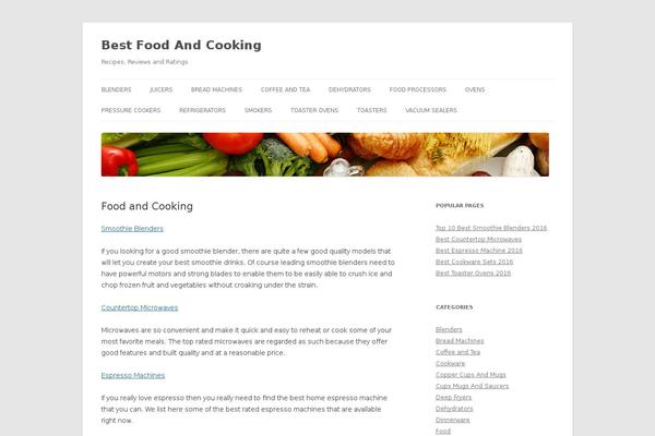 Twenty Twelve theme site design template sample