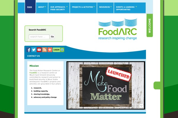 foodarc.ca site used Foodarc