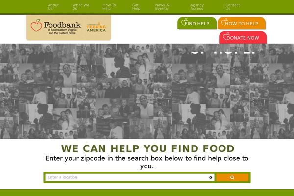 foodbankonline.org site used Education Pro
