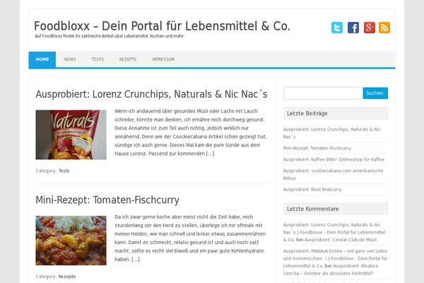 WordPress website example screenshot