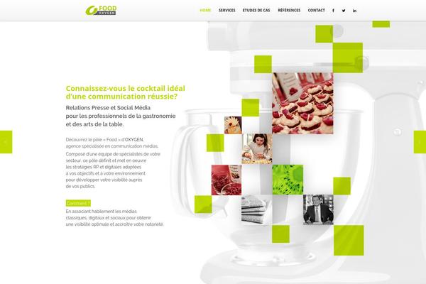 Scroller theme site design template sample