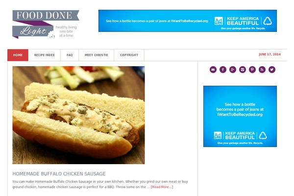 fooddonelight.com site used Healthybeat