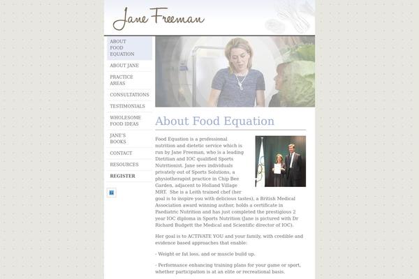 WordPress website example screenshot