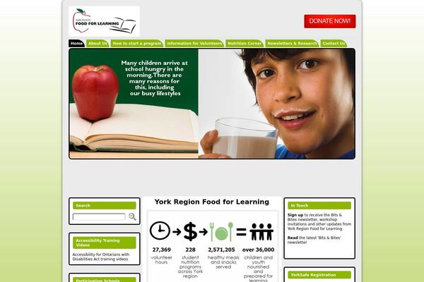 WordPress website example screenshot