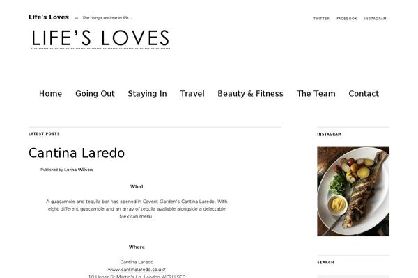 WordPress website example screenshot