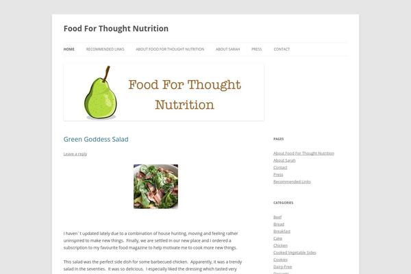 WordPress website example screenshot