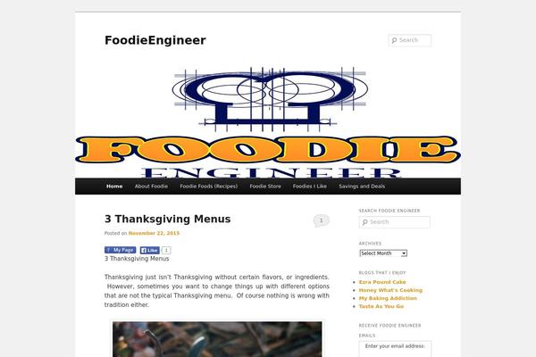 Twenty Eleven theme site design template sample