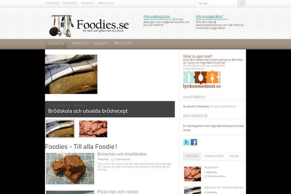 Foodpress theme site design template sample