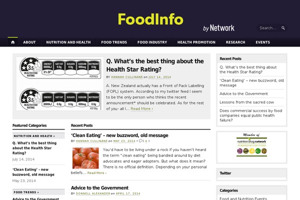 foodinfo.org.nz site used Opti [wordpress Official Theme]