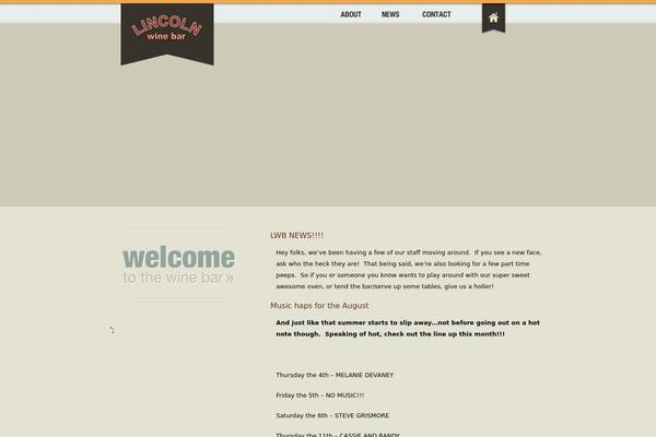 foodisimportant.com site used Lincolncafe