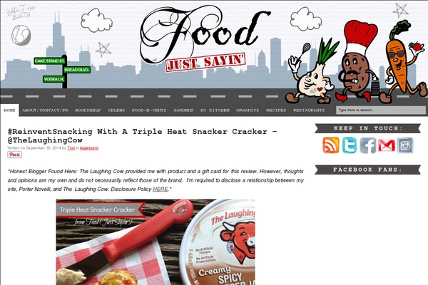 foodjustsayin.com site used Headway-2011