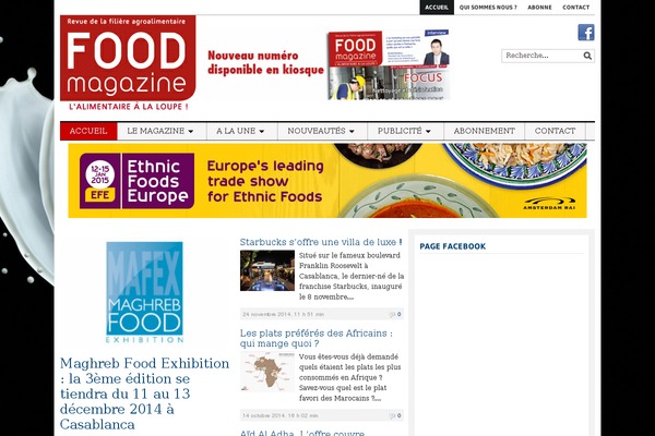 foodmagazine.ma site used Tribune2.1.7