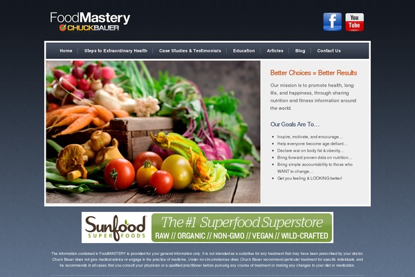 foodmastery.net site used Foodmastery