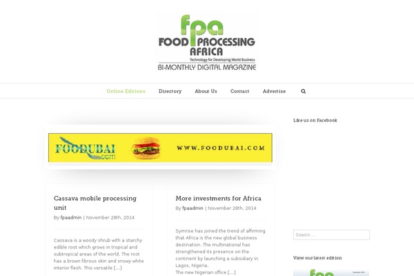 WordPress website example screenshot