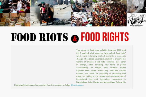 foodriots.org site used Expresscurate