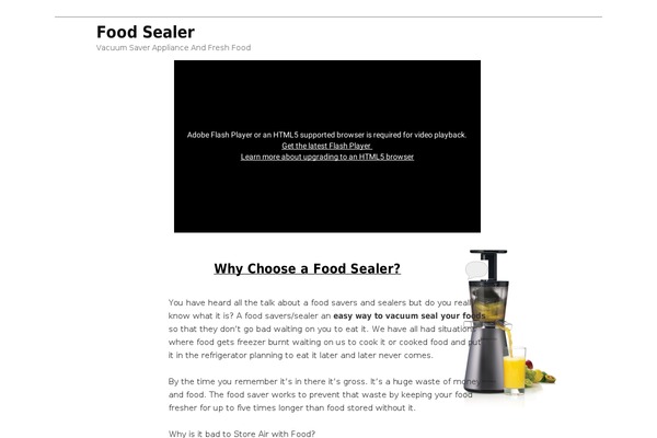 foodsealer.net site used Seobasic