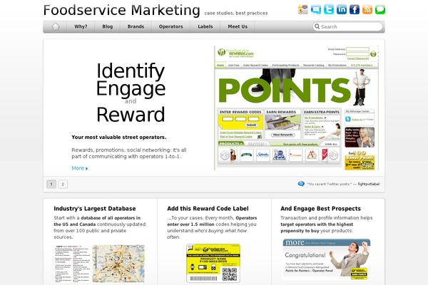 foodservicemarketing.com site used Iblogpro3v5