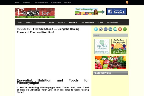 foodsforfibromyalgia.com site used Funda