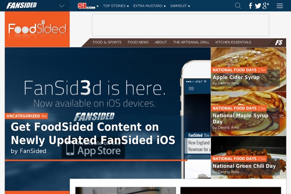 foodsided.com site used Fansided_v4