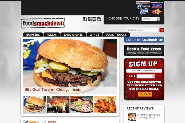 foodsmackdown.com site used Food-smackdown