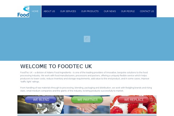 foodtecuk.com site used Tisson-responsive-wordpress-theme