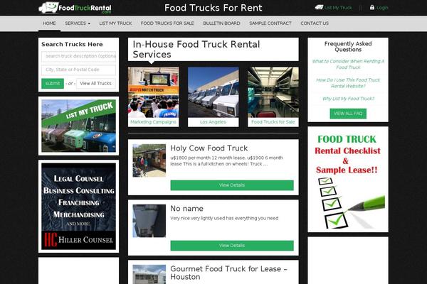 foodtruckrental.com site used Foodtrucks